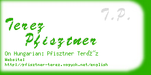 terez pfisztner business card